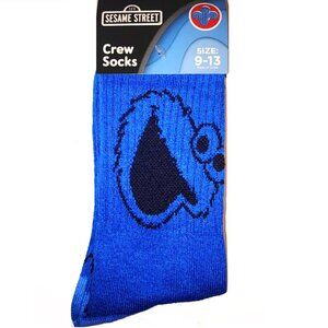 Mens Cookie Monster Sesame Steet Socks